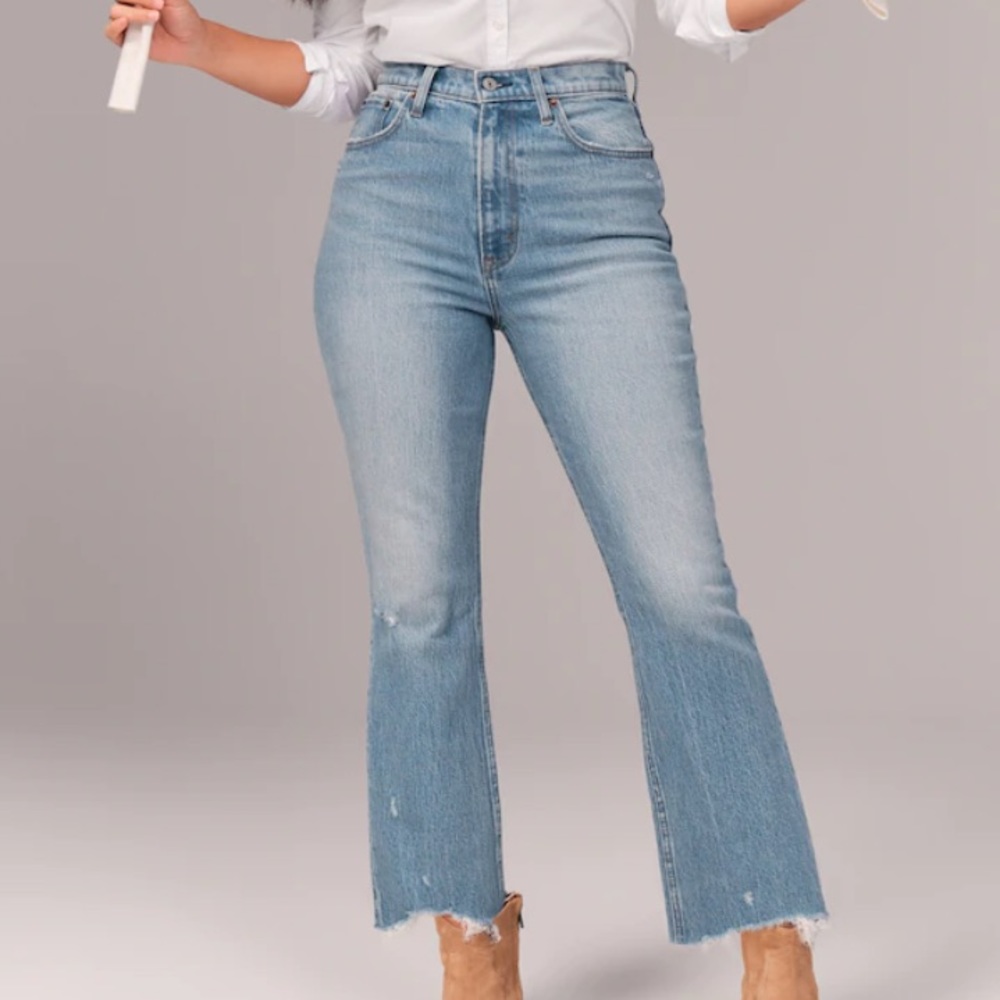 Curve Love High Rise Kick Flare Jeans